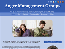 Tablet Screenshot of angermanagementgroups.com